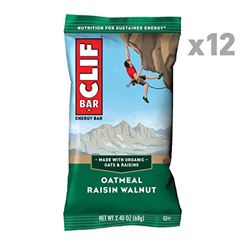 Product Cover CLIF BAR - Energy Bars - Oatmeal Raisin Walnut - (2.4 Ounce Protein Bars, 12 Count)