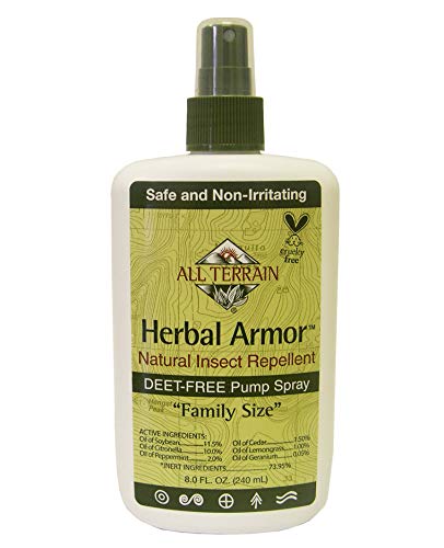 Product Cover All Terrain Herbal Armor Natural Insect Repellent, DEET-FREE Pump Spray, 8 Ounce, Family-Size