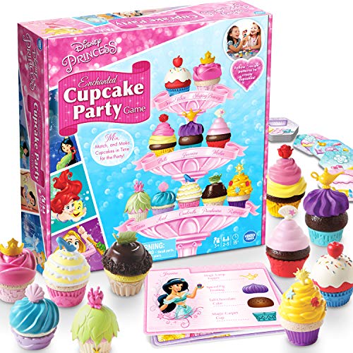 Product Cover Wonder Forge Disney Princess Enchanted Cupcake Party Game For Girls & Boys Age 3 & Up - A Fun & Fast Matching Party Game You Can Play Over & Over