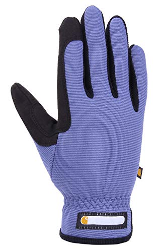 Product Cover Carhartt Women's Work-Flex Breathable Spandex Work Glove, Blue Dusk Black, Small