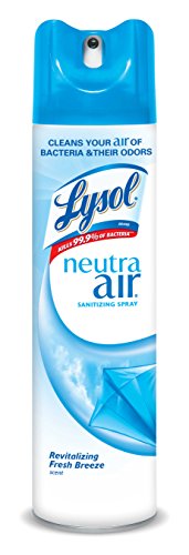 Product Cover Lysol Neutra Air Sanitizing Spray Air Freshener, Aerosol, Revitalizing Fresh Breeze, 10 oz (Pack of 2)