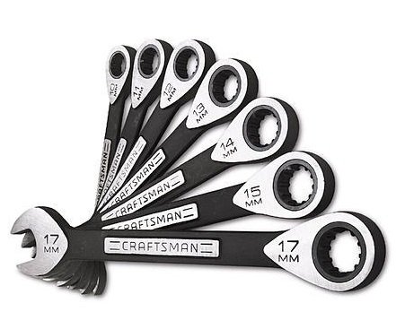 Product Cover Craftsman 7-piece Universal Ratcheting Wrench Sets - Metric, 21030
