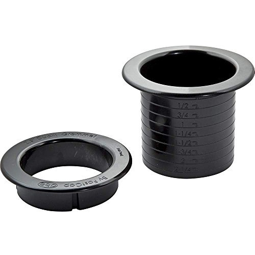 Product Cover Fast Cap, DUALLY 2.5 Single BL, Dual Sided Grommet, Blk, 2.5In