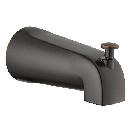 Product Cover Design House Builders Program 522938 Slip on Pull-up Wall Mount Tub Diverter Spout, Oil Rubbed Bronze