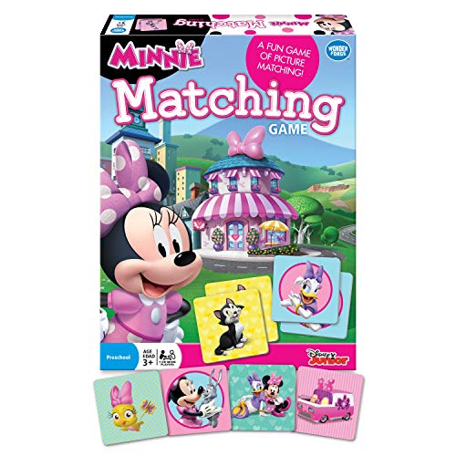 Product Cover Wonder Forge Disney Junior Minnie Matching Game For Girls & Boys Age 3 To 5 - A Fun & Fast Disney Memory Game