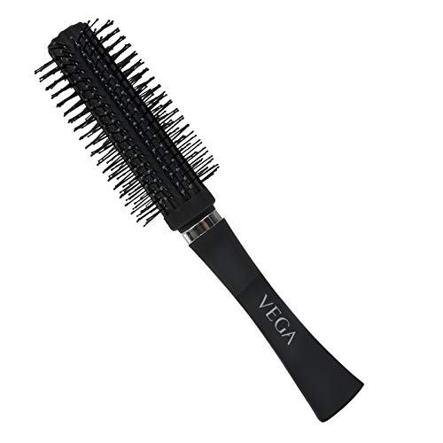 Product Cover Vega Premium Collection Hair Brush - Round & Curl - Black 1 Pcs