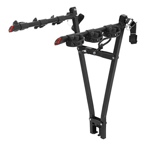 Product Cover CURT 18013 Black Clamp-On Hitch Bike Rack, Fits 2-Inch Ball Mount Shank, 3 Bicycles