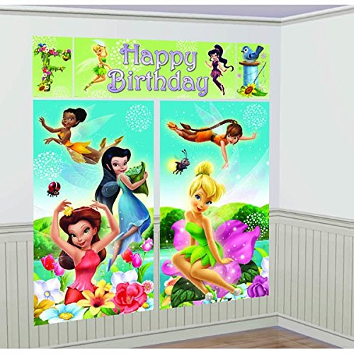 Product Cover Scene Setters Wall Decorating Kit | Disney Tinkerbell Collection | Birthday