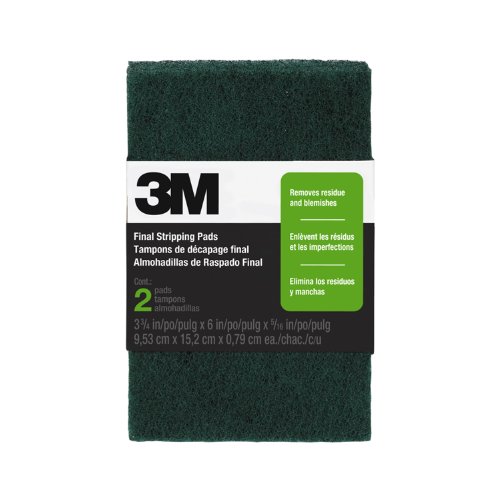 Product Cover 3M Open Stock Final Stripping Pads, 3.75-Inch by 6-Inch, 2-Pad