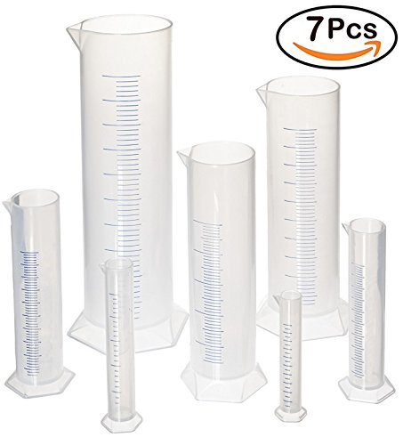 Product Cover Graduated Measuring Cylinders, Set of 7
