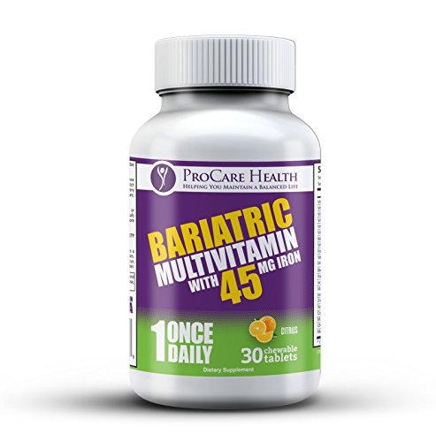 Product Cover **New Enhanced Formula**Bariatric Complete Chewable Multi-Vitamin Once Per Day 30 Count- Designed for RNY, Sleeve, Bypass and Switch Surgery Patients- 1 Month Supply