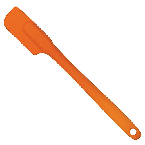 Product Cover Mrs. Anderson's Baking 28050CL Slim Spatula, Heat-Resistant Flexible Nonstick Silicone, 10-Inches, Cantaloupe