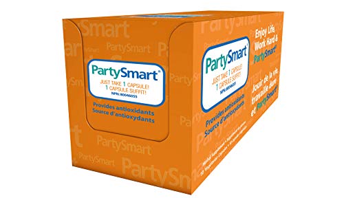 Product Cover Himalaya PartySmart for Hangover Prevention, Alcohol Metabolism and a Better Morning After, 10 Capsules 250mg (1 Pack)