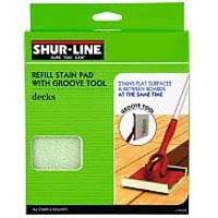 Product Cover Shur-Line 1791258 Deck Stain Pad with Groove Tool Refill, w