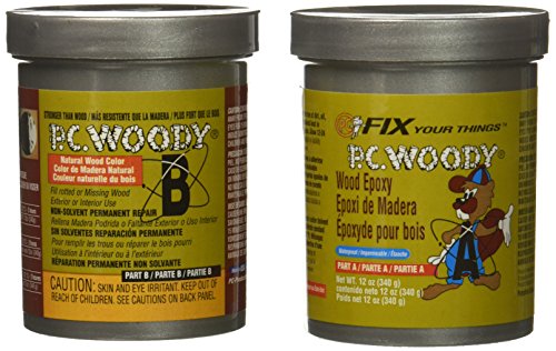 Product Cover Protective Coatings 16333 12 oz PC-Woody Epoxy Paste