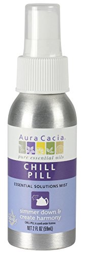 Product Cover Aura Cacia Essential Solutions Mist, Chill Pill, 2 Fluid Ounce