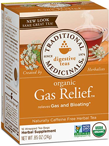 Product Cover Traditional Medicinals Organic Tea Gas Relief 16 tea bags