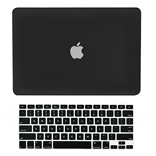 Product Cover TOP CASE - 2 in 1 Signature Bundle Rubberized Hard Case and Keyboard Cover Compatible MacBook White Unibody 13