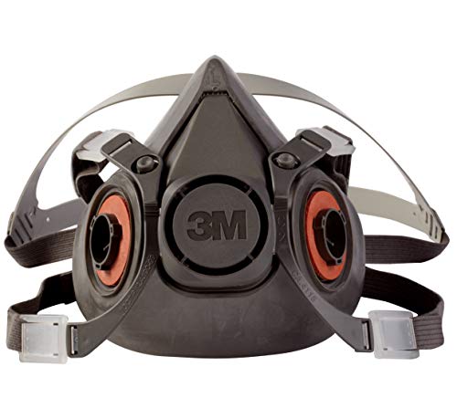 Product Cover 3M Half Facepiece Reusable Respirator 6300, Gases, Vapors, Dust, Paint, Cleaning, Grinding, Sawing, Sanding, Welding, Large