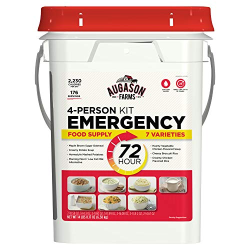 Product Cover Augason Farms 5-20100 72-Hour 4-Person Emergency Food Storage Kit 14 lbs 7 oz
