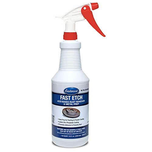Product Cover Eastwood Fast 1-Step Etch Rust Remover with Pump Painting Powder Coating 32 oz