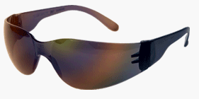 Product Cover Radians MR01R0ID Rainbow Mirror Safety Glasses, Scratch-Resistant, Wraparound