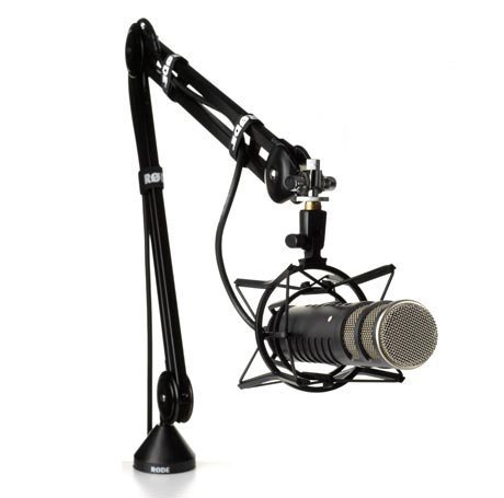 Product Cover Rode Procaster Broadcast Quality Dynamic Microphone with Rode PSA 1 Mount Studio Mic Boom Arm & PSM 1 Shockmount Bundle