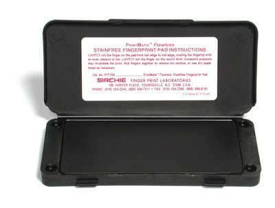 Product Cover Sirchie PRINTMATIC Flawless Fingerprint Ink Pad of Size: 6 1/4