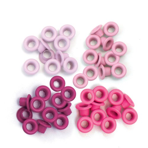 Product Cover We R Memory Keepers 0633356415800 Eyelets & Washers Crop-A-Dile-Standard-Pink (60 Pieces)