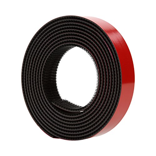 Product Cover 3M Dual Lock Reclosable Fastener TB3870, Black, 1 in x 10 ft, Type 250/250