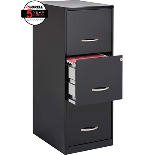 Product Cover Lorell 18573 3-Drawer Mobile File Cabinet, 18-Inch