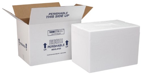 Product Cover Polar Tech 227C Thermo Chill Insulated Carton with Foam Shipper, Medium, 12