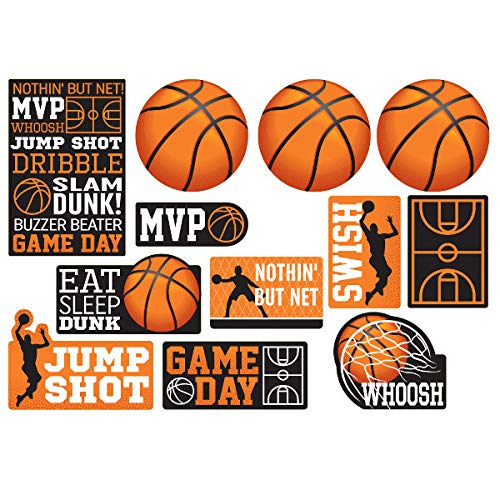 Product Cover Basketball Value Pack Assorted Cutouts, Party Decoration