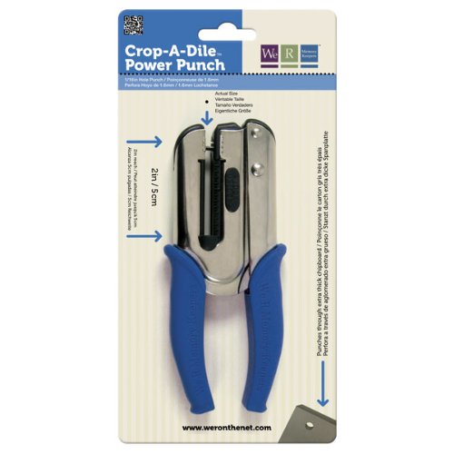 Product Cover We R Memory Keepers Crop-A-Dile Power Punch, 1/16-Inch (71273-2)