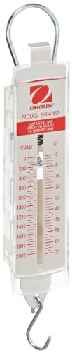 Product Cover Ohaus 8004-MA Pull-Type Hanging Spring Scales, 2000g x 50g, 72 oz x 2 oz