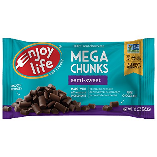 Product Cover Enjoy Life Foods Semi Sweet Mega-Chunks Chocolate, 10 oz