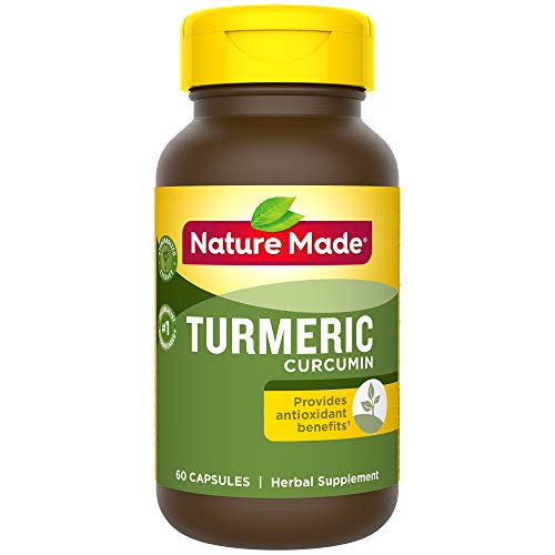 Product Cover Nature Made Turmeric 500 mg Capsules, 60 Count for Antioxidant Support† (Packaging May Vary)