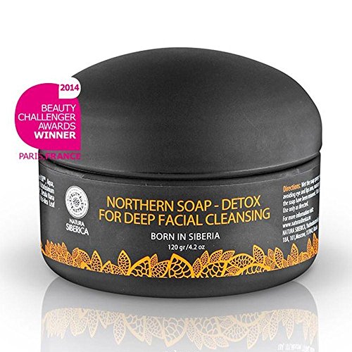 Product Cover Natura Siberica, Northern Detoxifying Soap with Charcoal for A Deep Purifying Effect, 4.23 Ounce