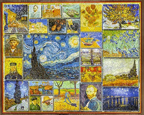 Product Cover White Mountain Puzzles Great Painters Collection - Vincent Van Gogh - 1,000 Piece Jigsaw Puzzle
