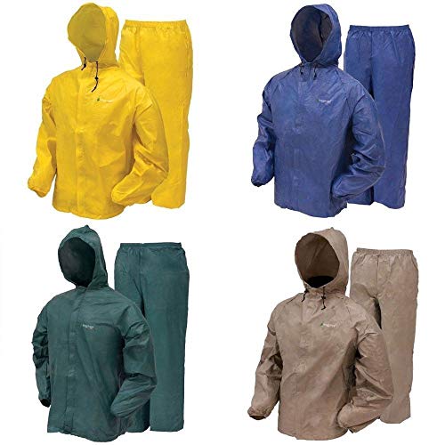 Product Cover Frogg Toggs UL12104-12LG Ultra Lite Rain Suit Blue, Large