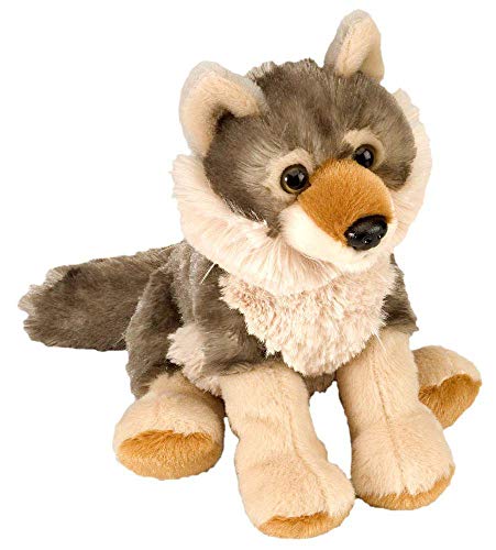 Product Cover Wild Republic Wolf Plush, Stuffed Animal, Plush Toy, Gifts for Kids, Cuddlekins, 8 Inches