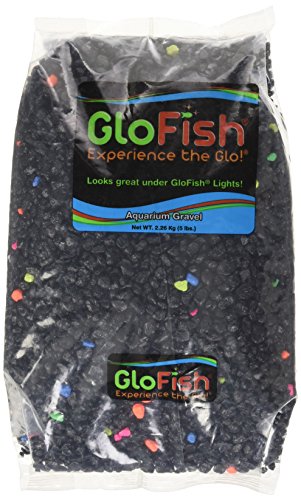 Product Cover GloFish Aquarium Gravel, Black with Fluorescent Accents, 5-Pound