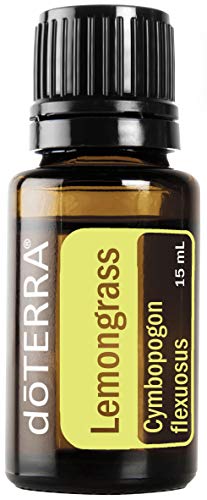 Product Cover doTERRA - Lemongrass Essential Oil - Supports Healthy Digestion, Used for Soothing Massage and Refreshing Feeling; for Diffusion, Internal, or Topical Use - 15 mL