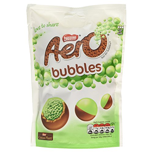 Product Cover Nestle Aero Bubbles Nestle Aero Bubbles Mint Pouch Imported From The UK England The Very Best Of British Candy
