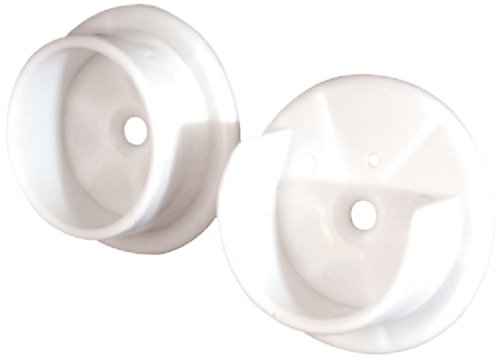 Product Cover Prime-Line N 6568 Closet Pole Sockets, 1-3/8 in., Plastic, White
