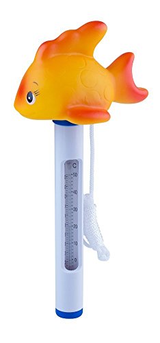 Product Cover PoolSupplyTown Pool Spa Jacuzzi Hot Tub Floating Animal Thermometer with F/C Display- Goldfish (For In-ground Pool and Above-ground Pool)