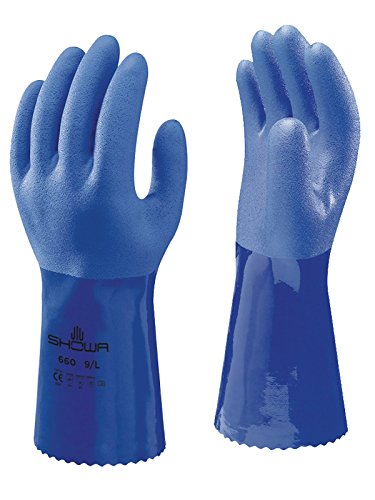 Product Cover SHOWA Atlas 660L-09 Triple-Dipped PVC Coated Glove with Cotton Liner, Large (Pack of 12 Pairs)