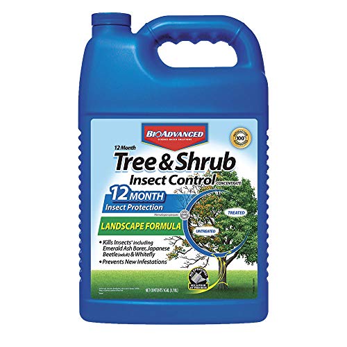 Product Cover BioAdvanced 701525 12 Month Tree and Shrub Insect Control Landscape Formula Concentrate, 1-Gallon