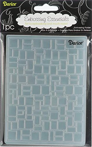 Product Cover Darice Embossing Folder: Brick Wall Pattern, 4.25 X 5.75