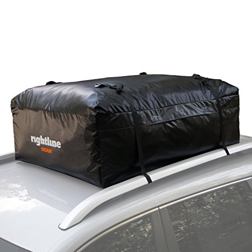 Product Cover Rightline Gear Ace 2 Car Top Carrier, 15 cu ft, Weatherproof, Attaches With or Without Roof Rack